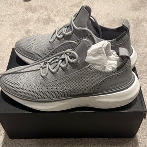 Cole Haan ZeroGrand Stichlite Light Gray Knit Size 10.5 Brand New